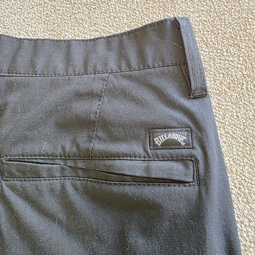 Billabong Black Flat Front Men Shorts